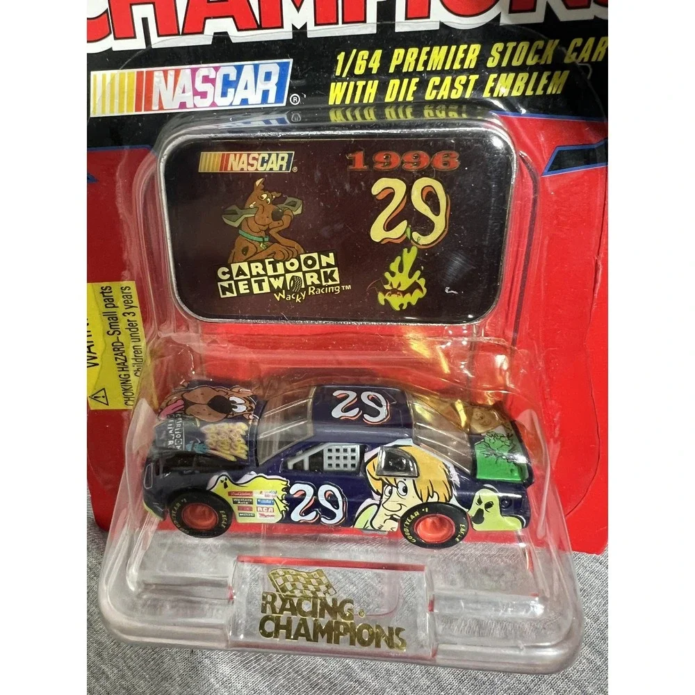 Vintage 1996 Racing Champions NASCAR Cartoon Network 1/64 Diecast 29 Scooby-Doo